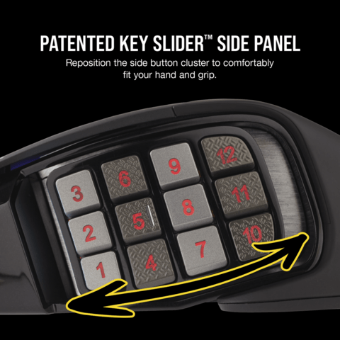 Corsair SCIMITAR RGB ELITE MMO Sort