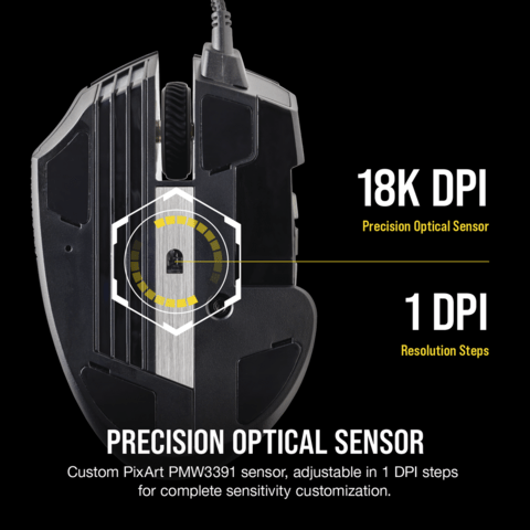 Corsair SCIMITAR RGB ELITE MMO Sort