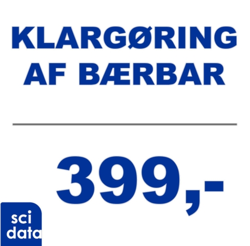 KLARGØRING AF BÆRBAR
