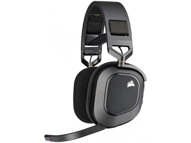 CORSAIR Gaming HS80 RGB Trådløs Headset Sort