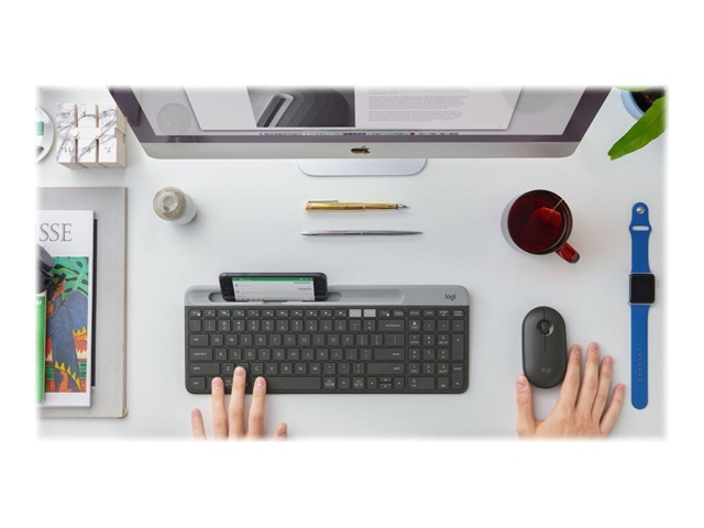 Logitech Slim Multi-Device K580 - Tastatur - Bluetooth