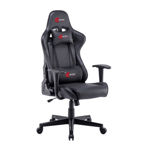 Sinox Gaming Stol Sort og Rød