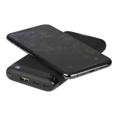 Deltaco PB-Q1001 Power Bank 10 000 mAh Qi 10 W USB-C PD