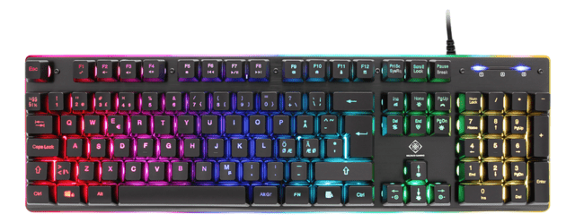 DELTACO DK220 RGB Membrane Keyboard