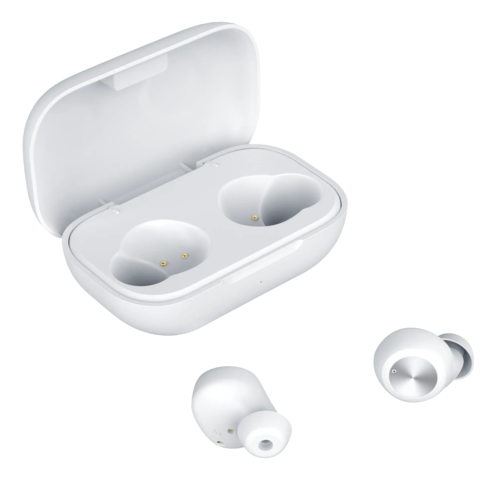 STREETZ Trådløs In-Ear Hovedtelefoner med Ladeetui - Hvid