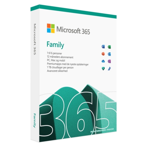 Microsoft Office 365 Family 6 enheder